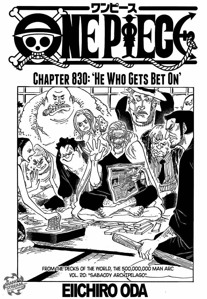 đảo hải tặc chapter 830 - Next chapter 831